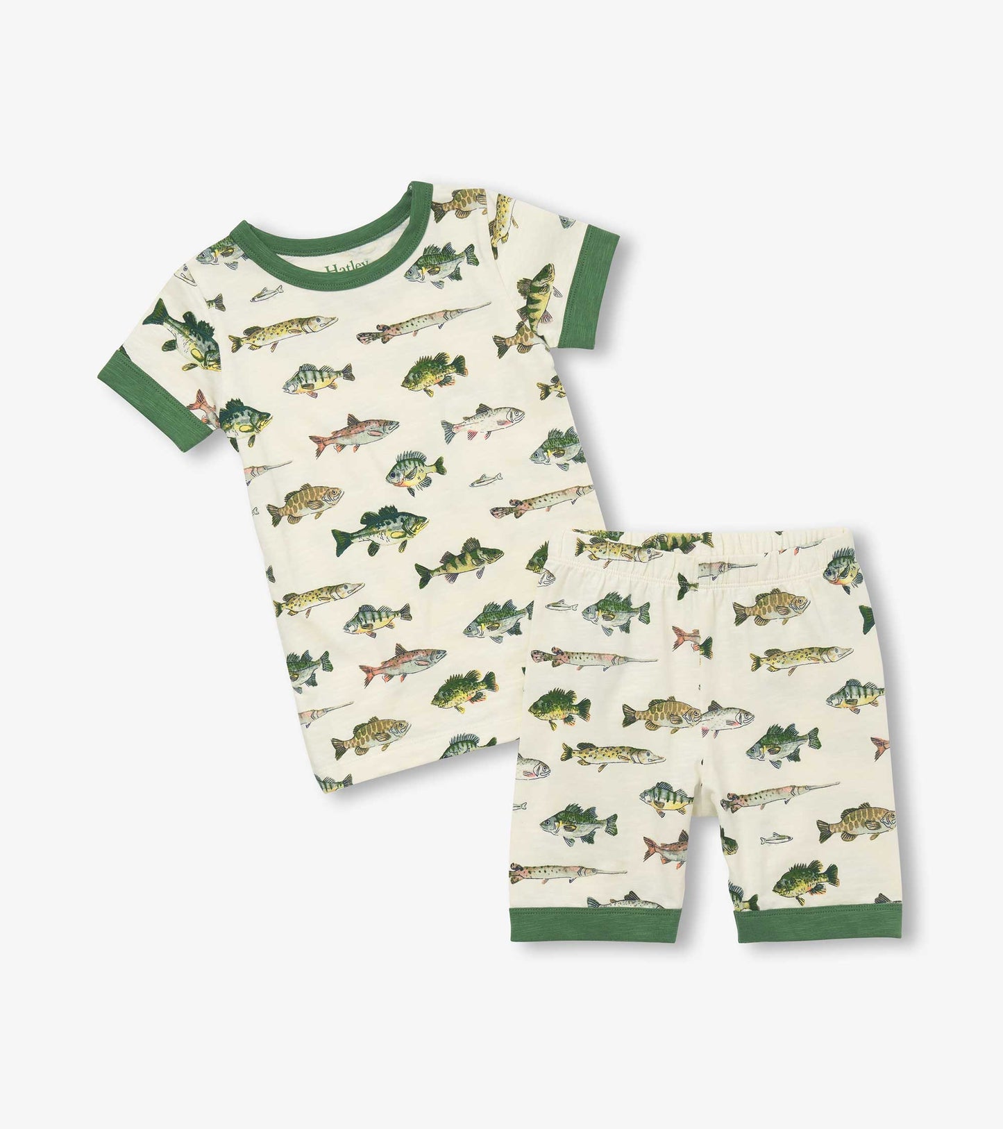 Real Fish Stretch Cotton PJ Set