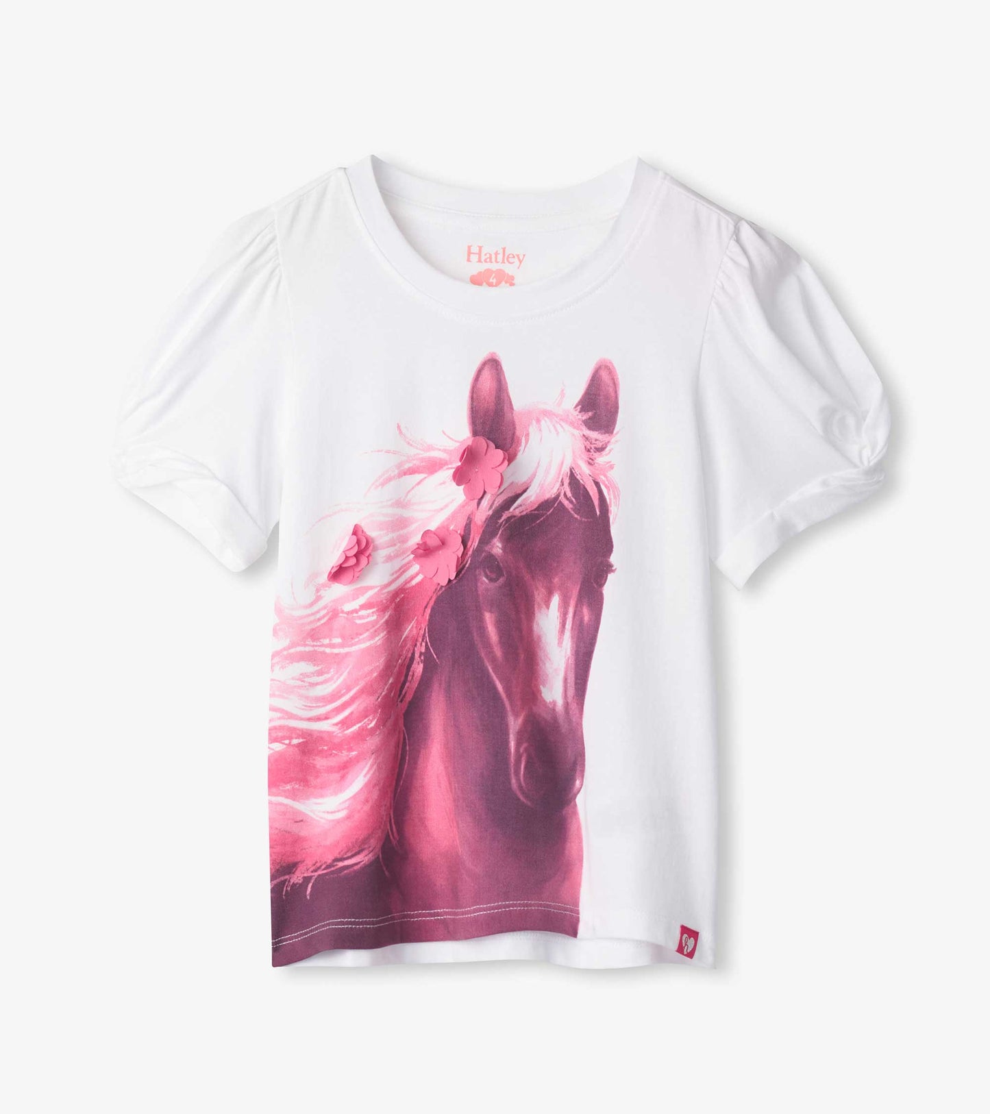 Smokey Pink Horse Tee