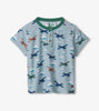 Airplanes Henley Bamboo Tee