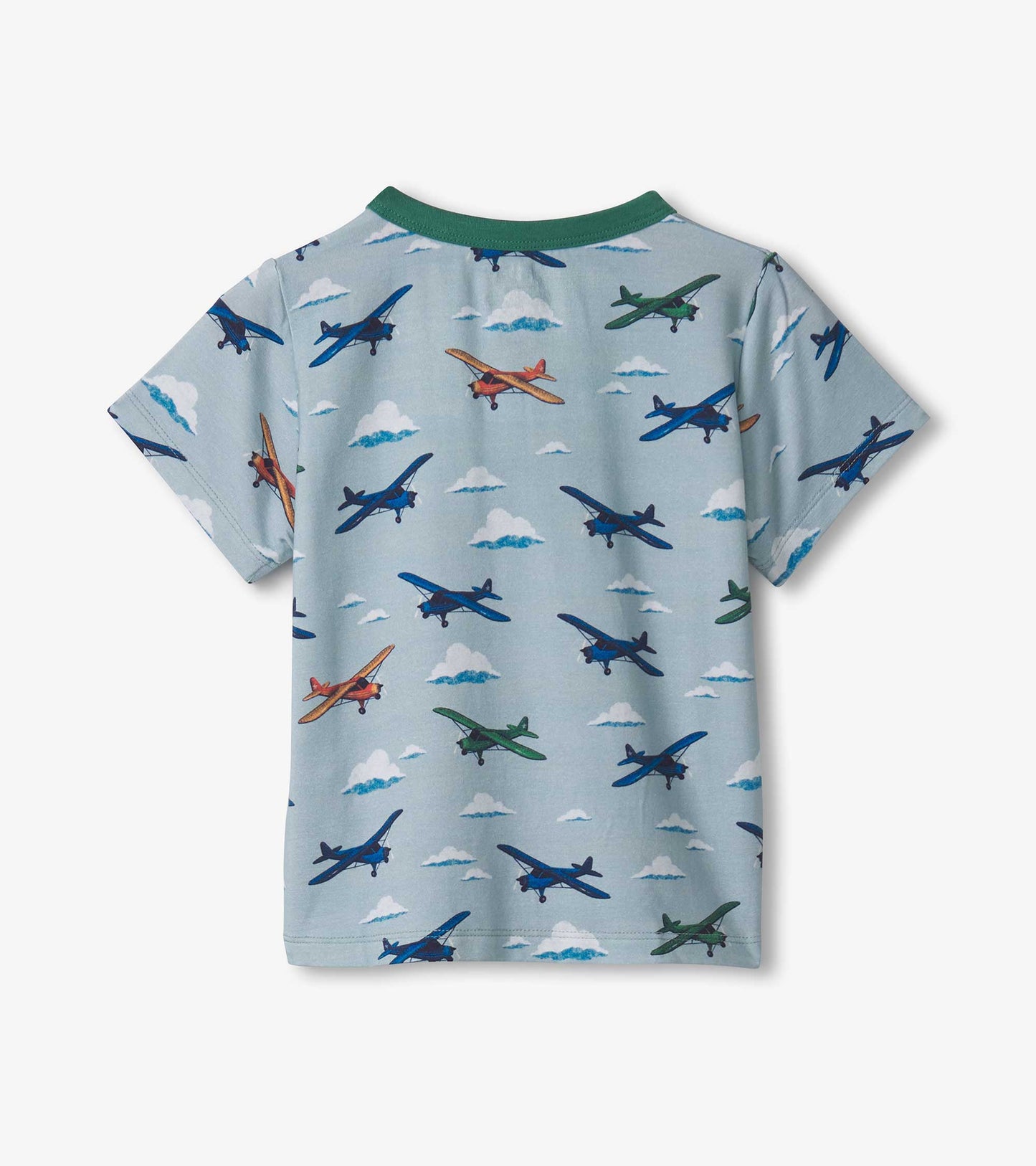 Airplanes Henley Bamboo Tee