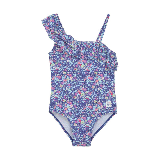 Marlin Floral One Shoulder Swimsuit