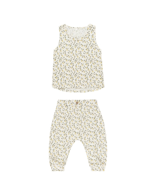 Lemons Tank & Pants Set