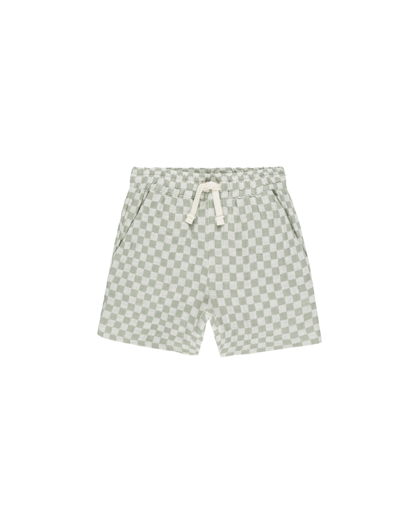 Sage Check Bermuda Shorts