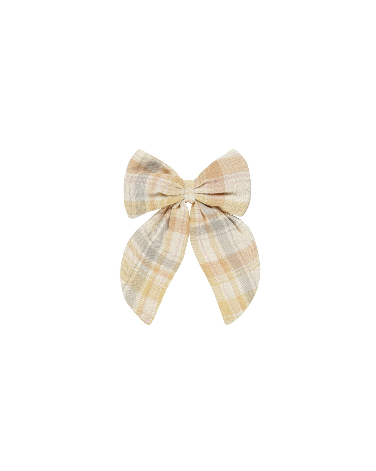 Large Pastel Plaid Bow