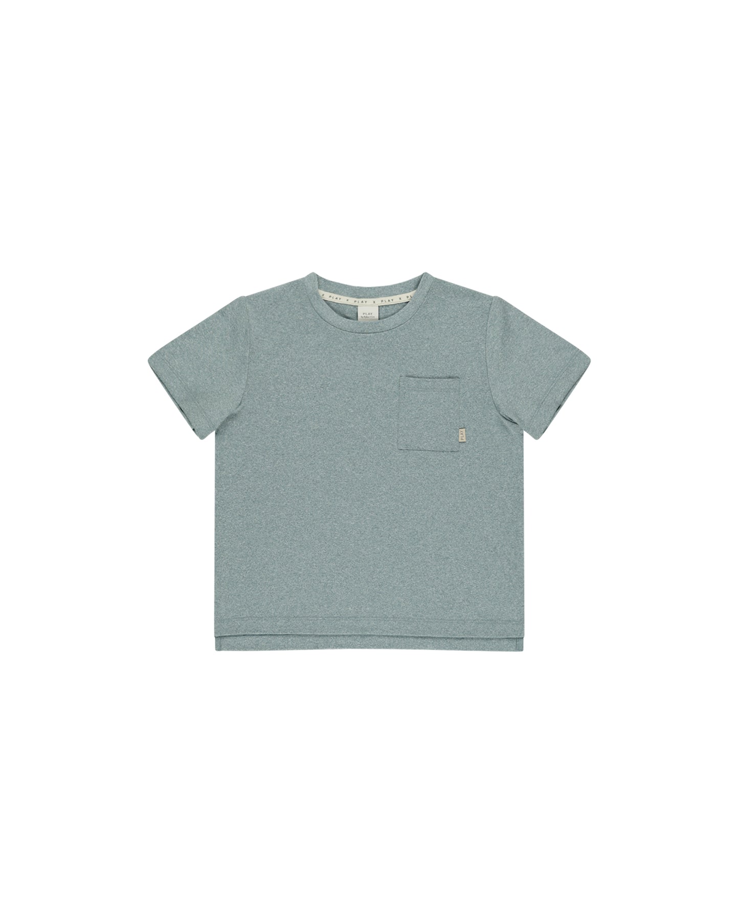 Heathered Ocean Pocket Tee