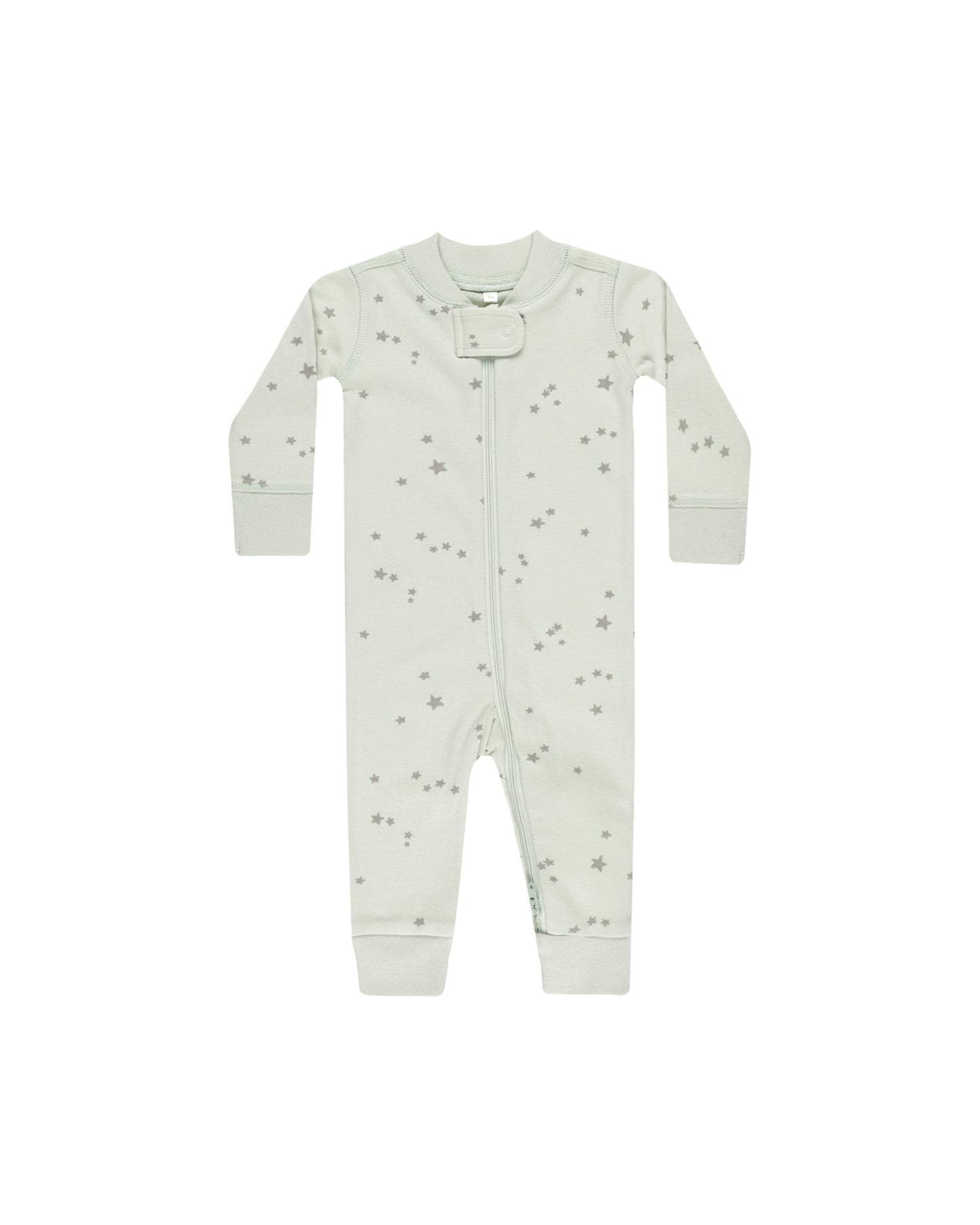 Mint Stars Zip Romper