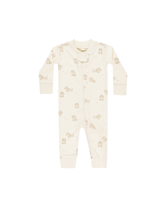 Puppies Zip Romper