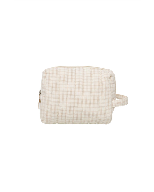 Oat Check Toiletry Bag