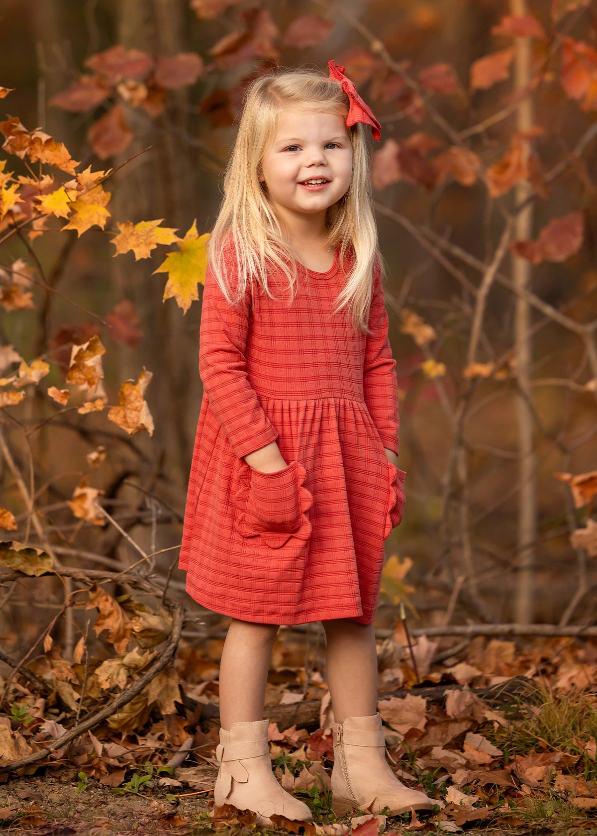 Red Tea Party Dress