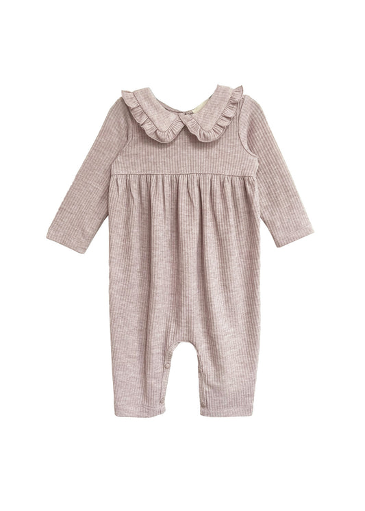 Heather Pink Romper