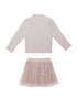 Pink Ballerina 2pc Skirt Set