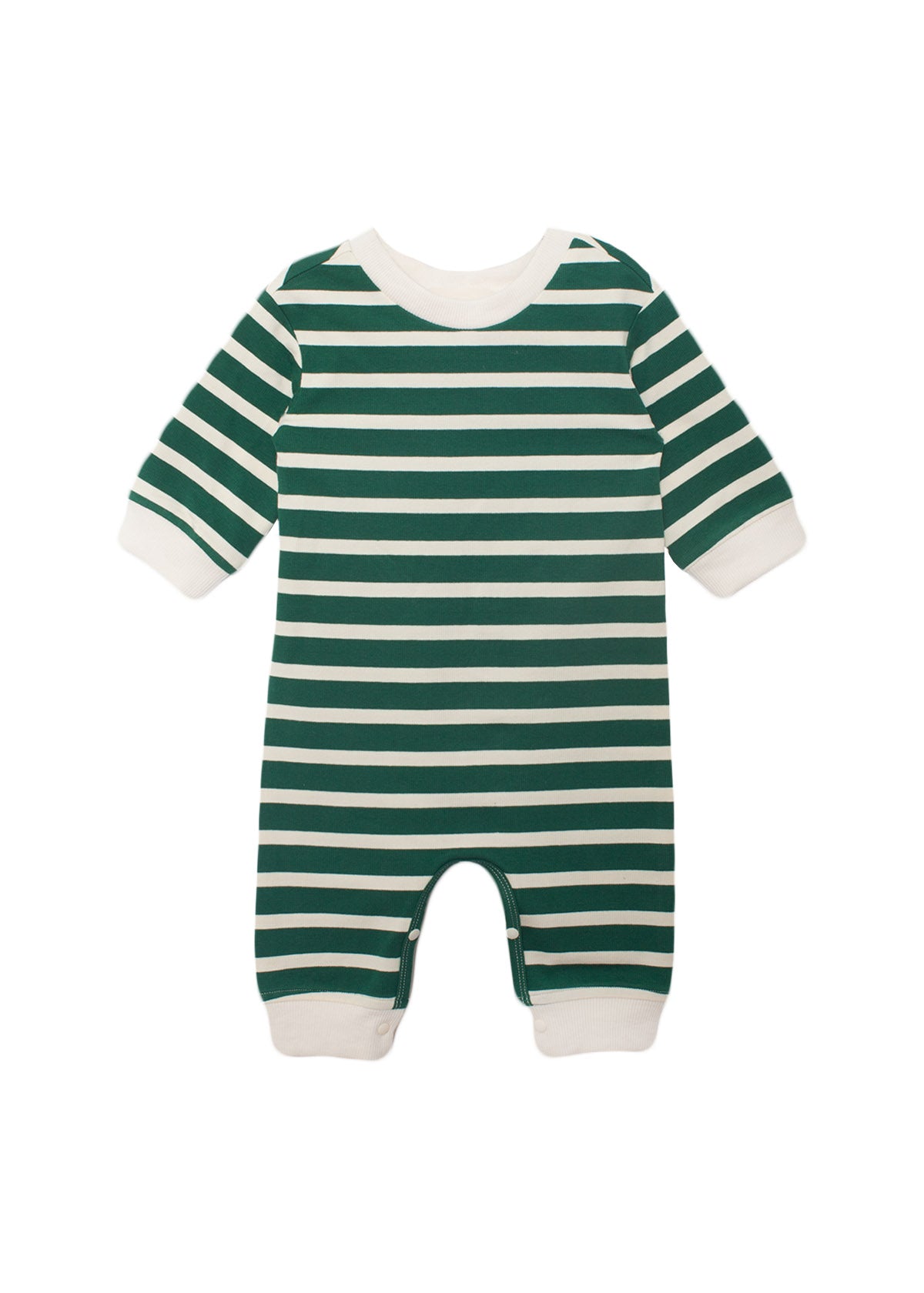 Green Stripe Jackson Romper