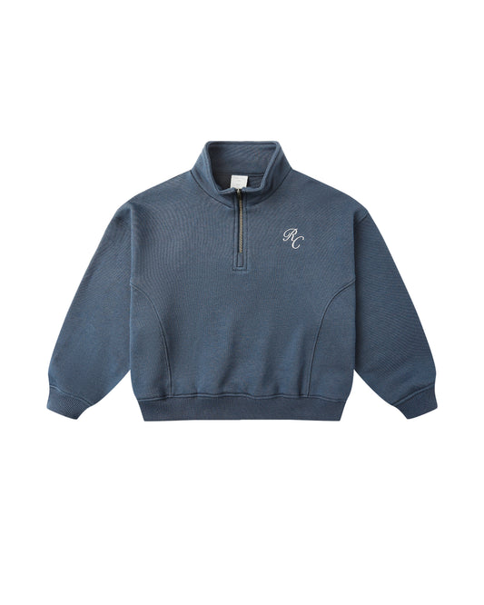 Navy 1/4 Zip Sweatshirt