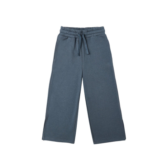 Navy Wide Leg Sweatpants