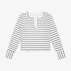 Indigo Stripe Reversible Henley