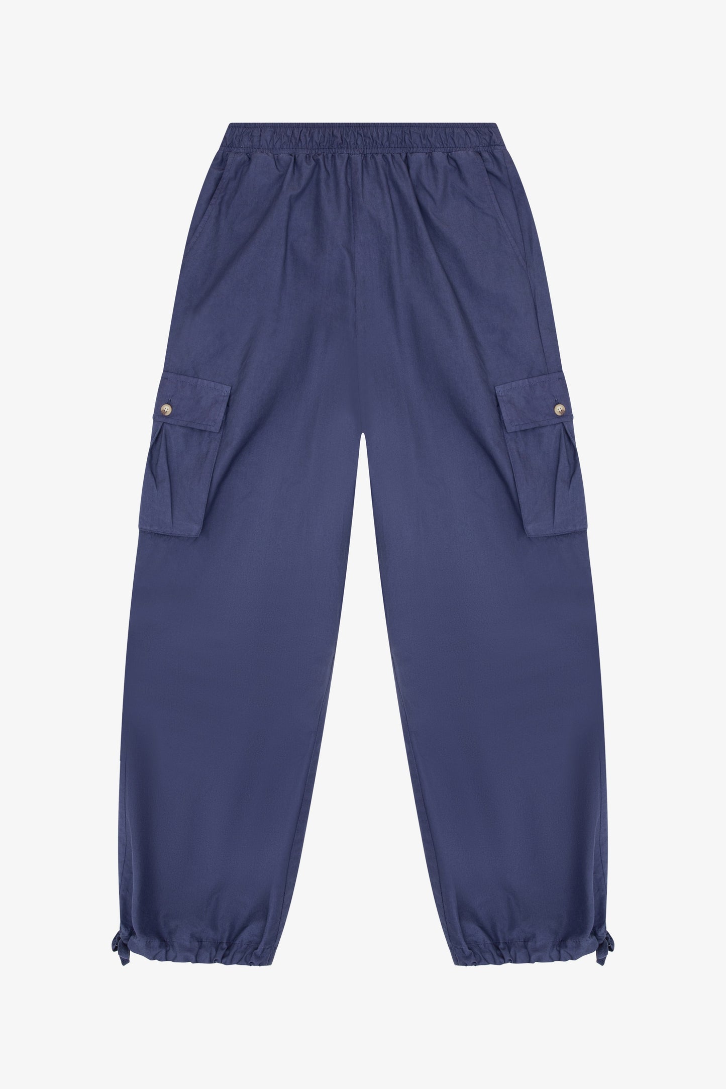 Indigo Drawstring Cargo Pants