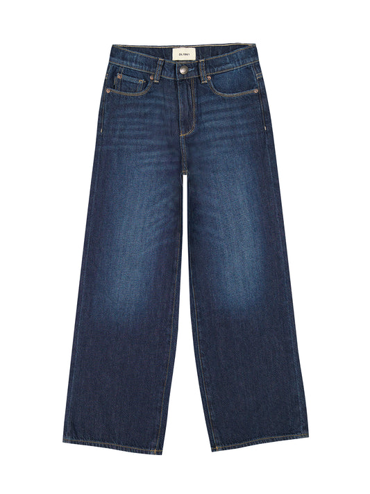 Lily Wide Leg Deep Water Jeans