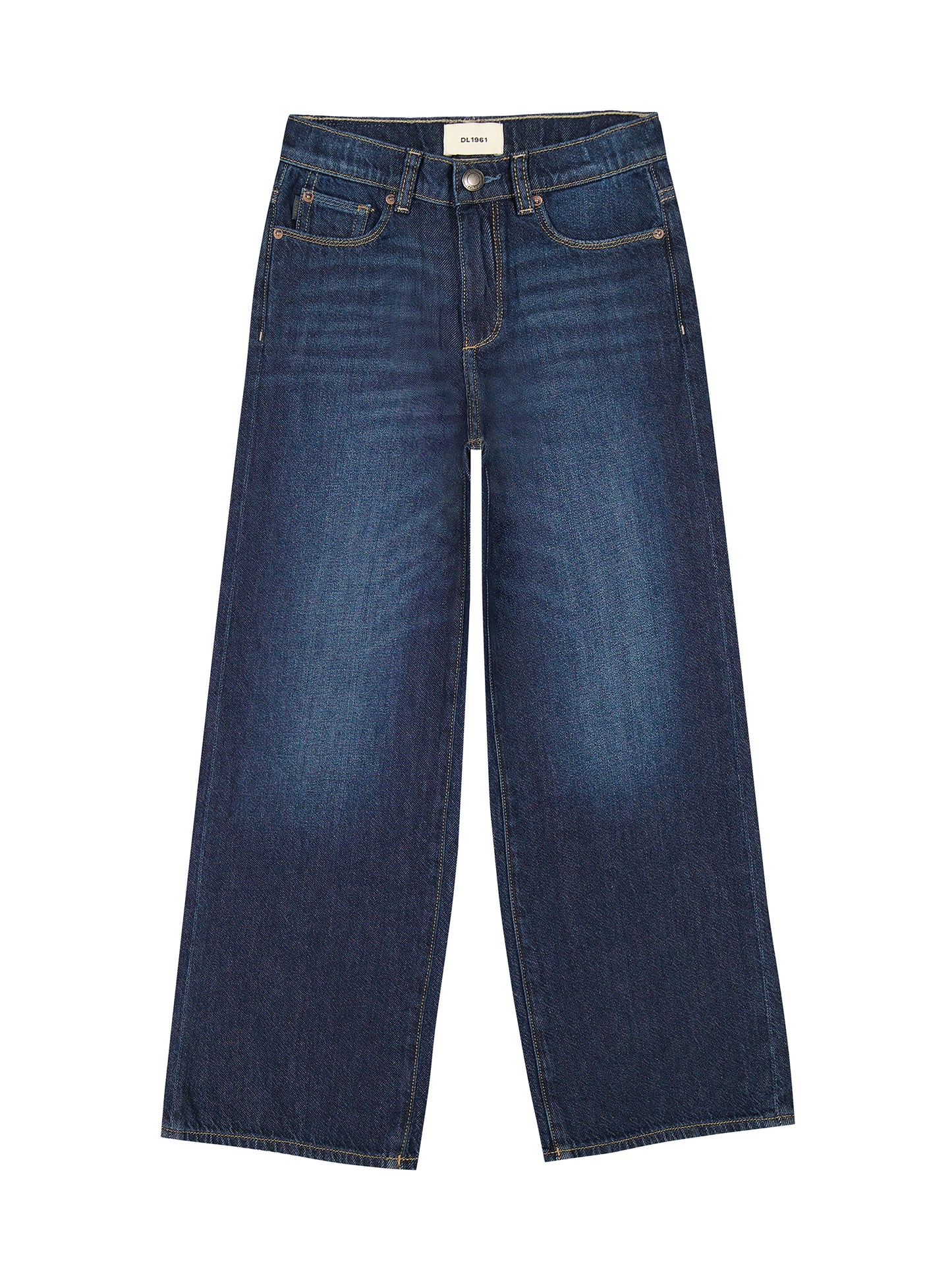 Lily Wide Leg Deep Water Jeans