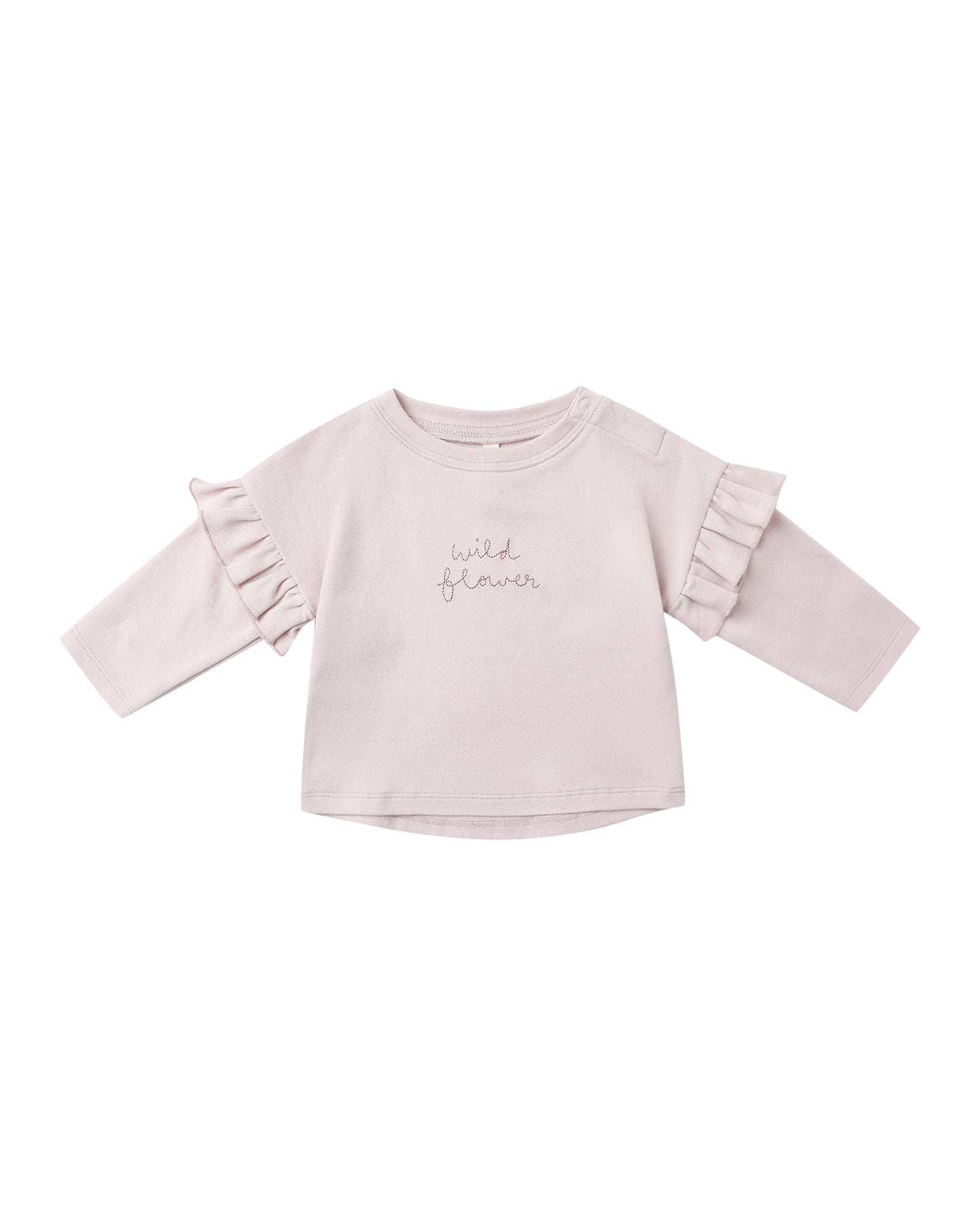 Wild Flower Lilac Ruffle Top