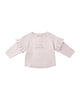 Wild Flower Lilac Ruffle Top