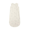 Baby sleeping bag with star pattern on a white background