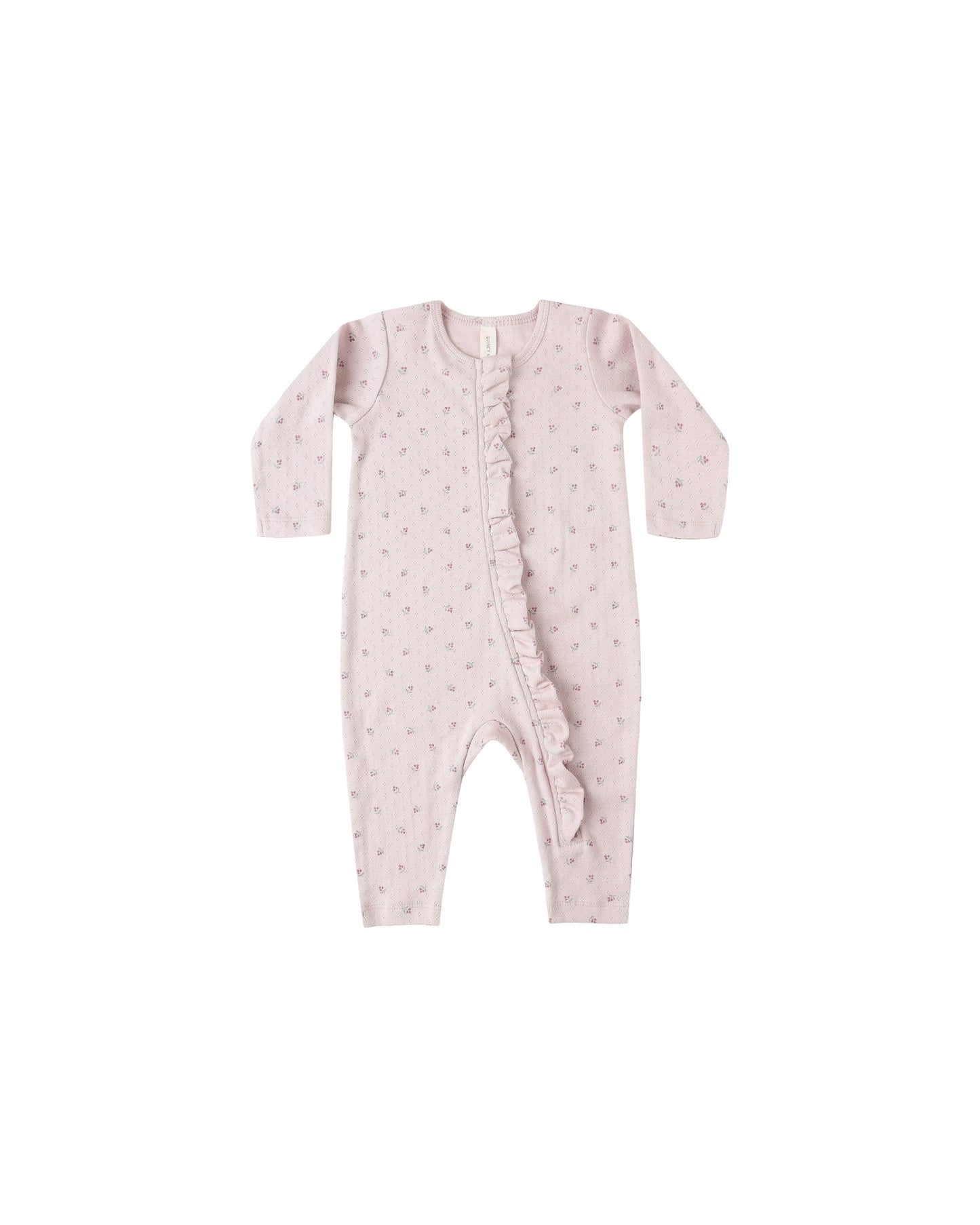 Lilac Ditsy Ruffle Romper
