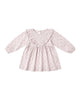 Lilac Ditsy Ruffle Dress