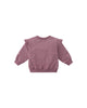 Mulberry Dot Ruffle Sweatshirt