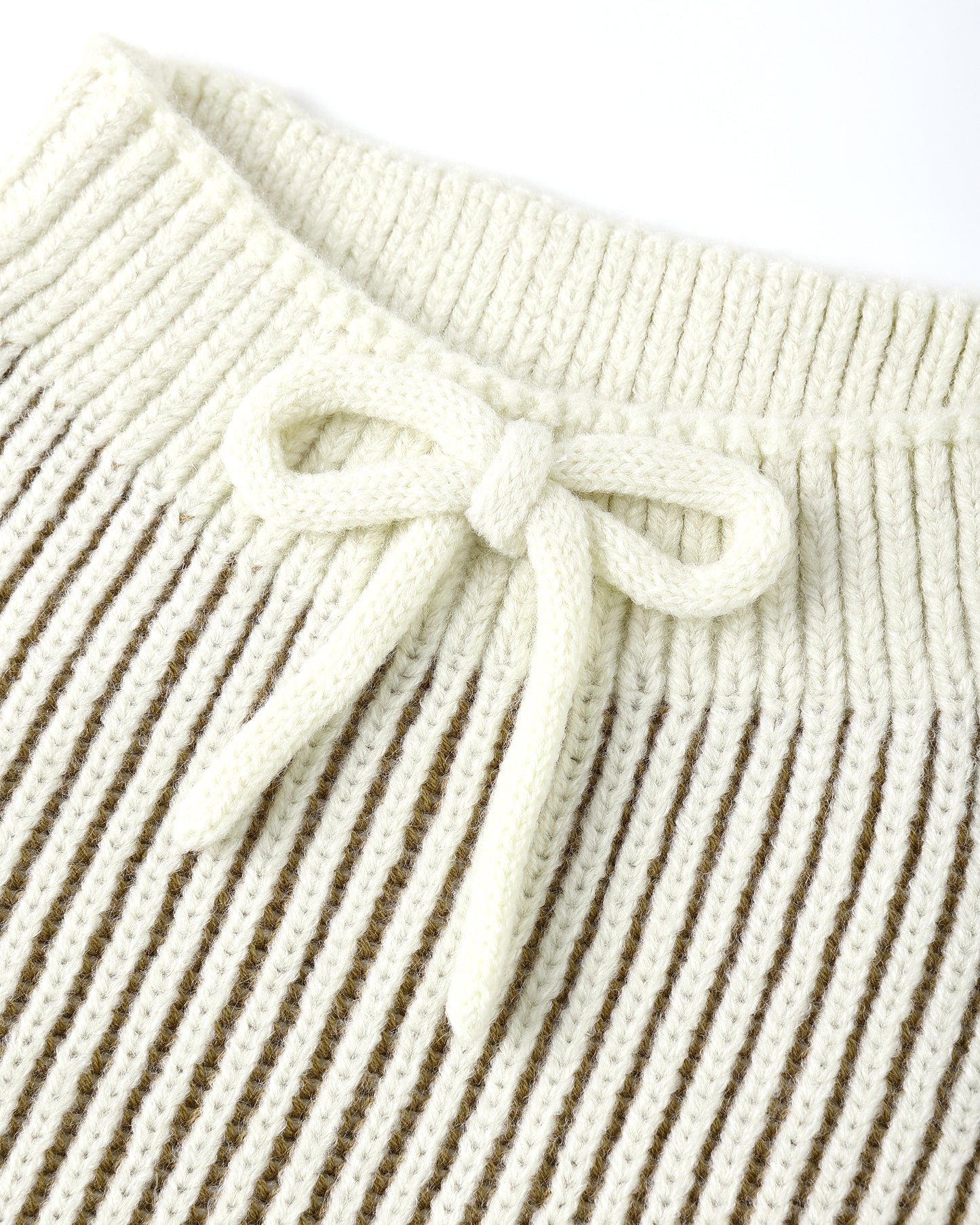Gold Chunky Knit Pants