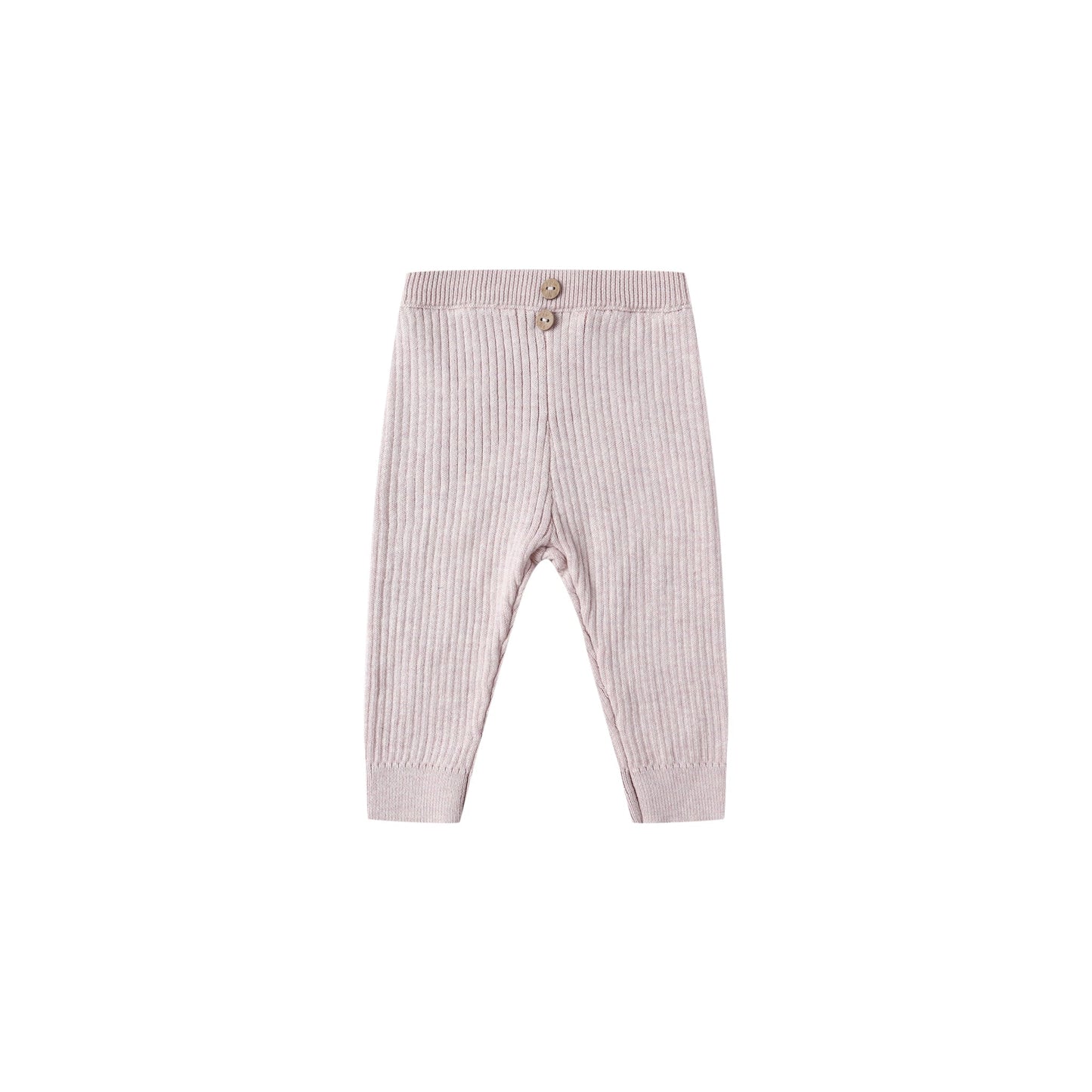 Pink ribbed pants on a white background