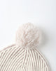 Lilac Stripe Knit Beanie