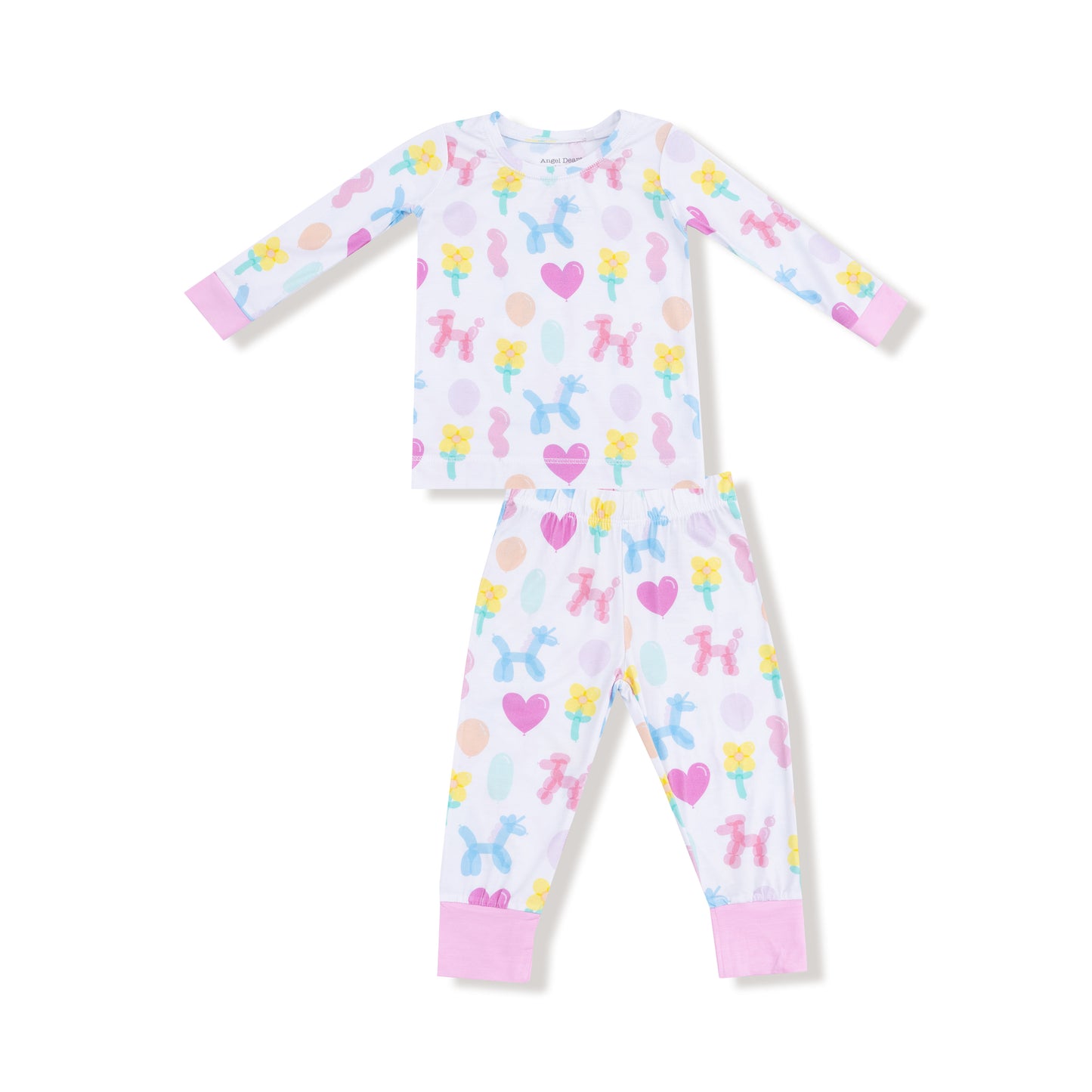 Pink Balloon Animals PJ Set