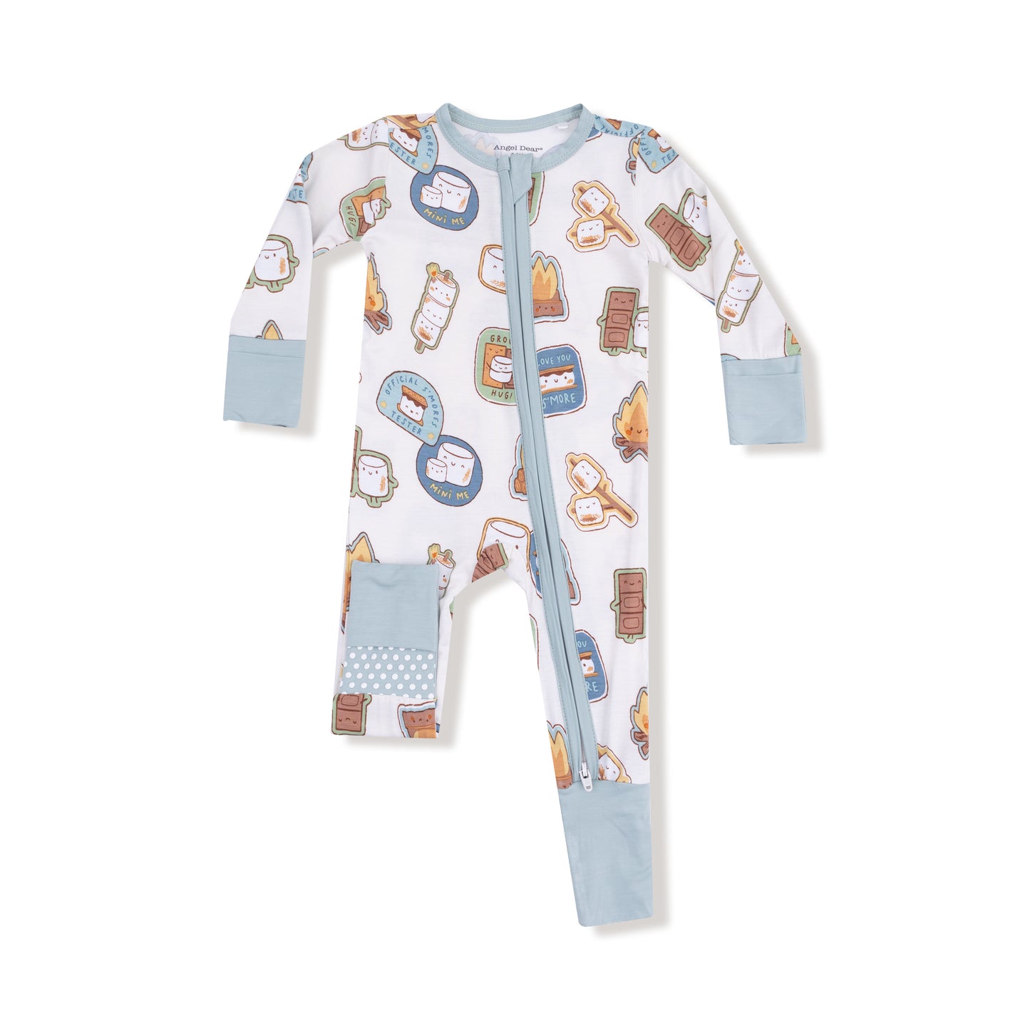 Blue Smores Zip Romper