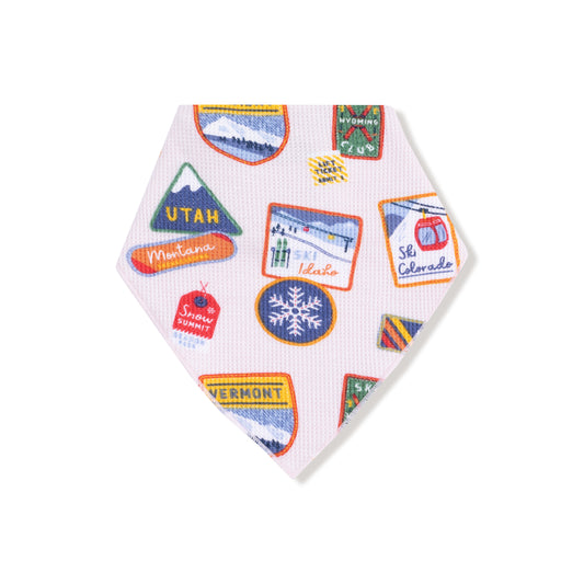 Snow Patches Bandana Bib