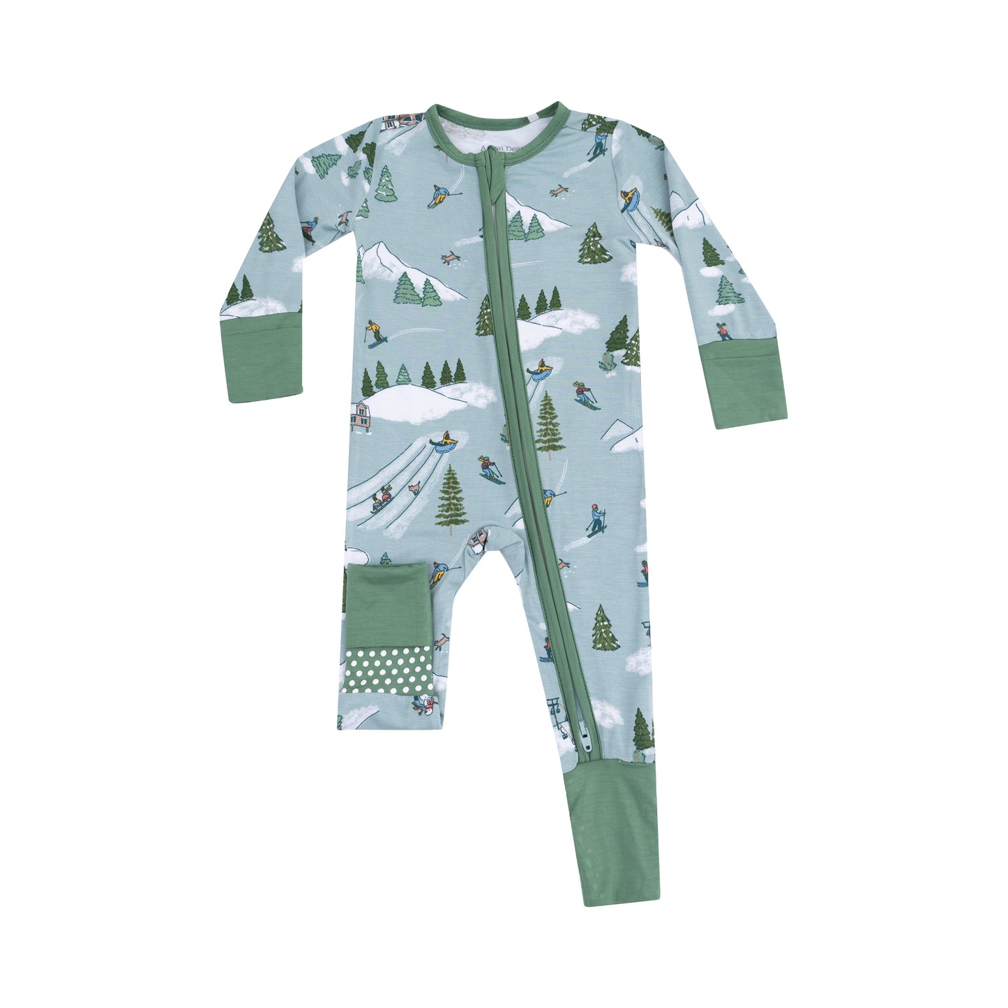 Winter Fun Skiers Convertible Romper
