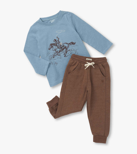 Ranch Graphic Tee and Jogger Set