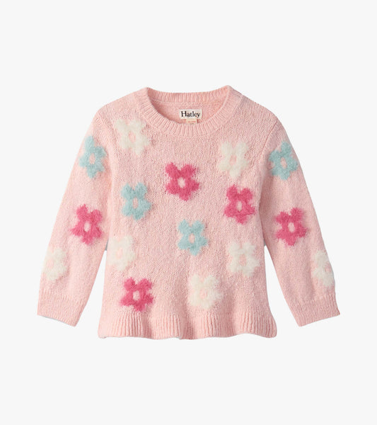 English Rose Flowers Sweater