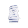 Vintage Blue Stripe Swaddle Blanket