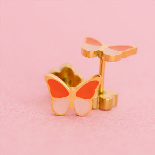 Butterfly Colorblock Earrings