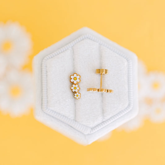 Daisy Crawler Earrings