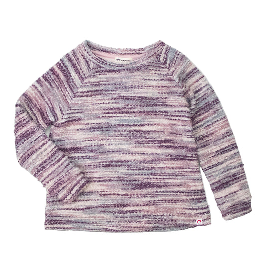 Striped sweater on a white background