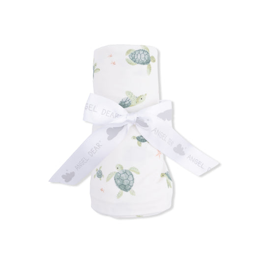 Sea Turtles Bamboo Swaddle