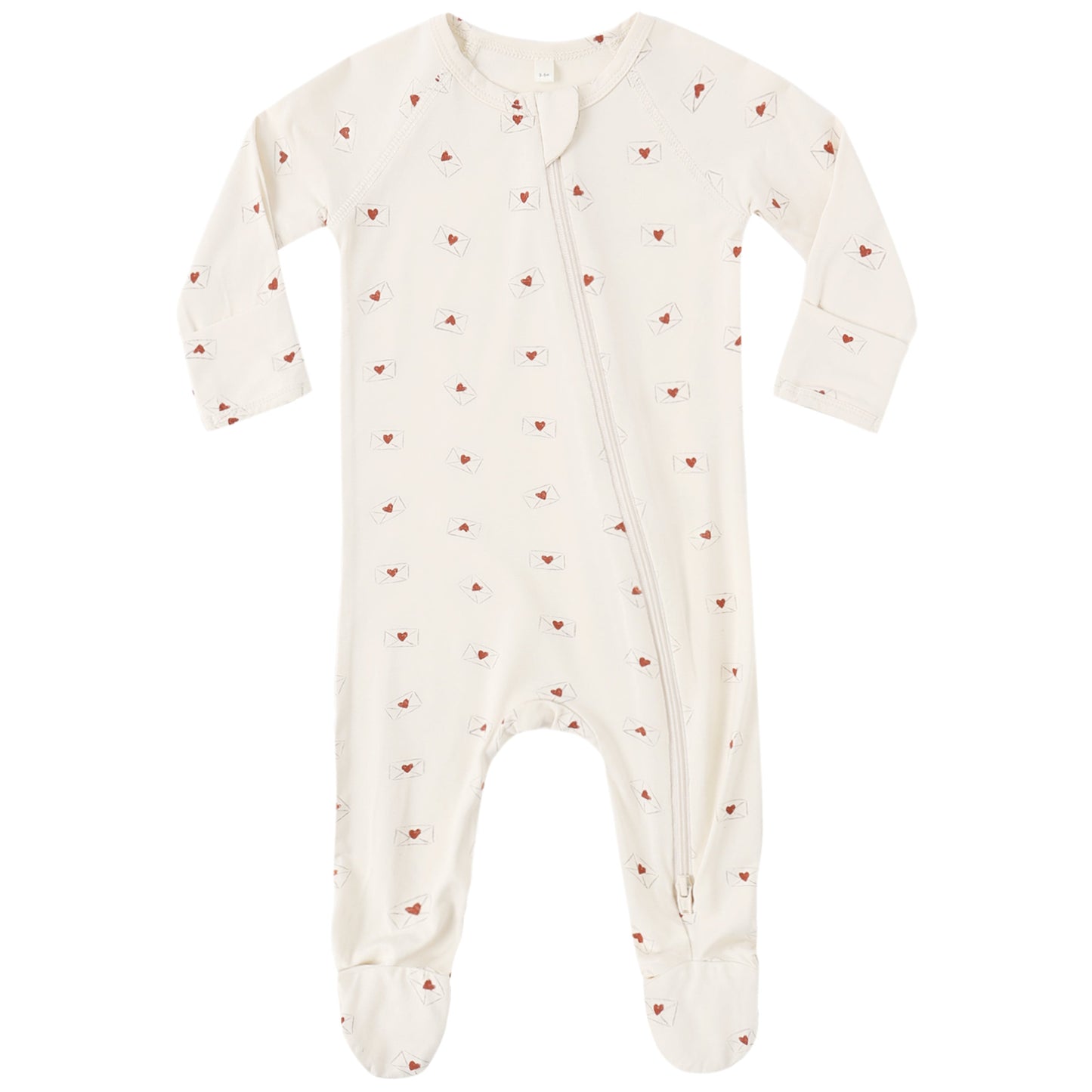 Valentine Zip Footie