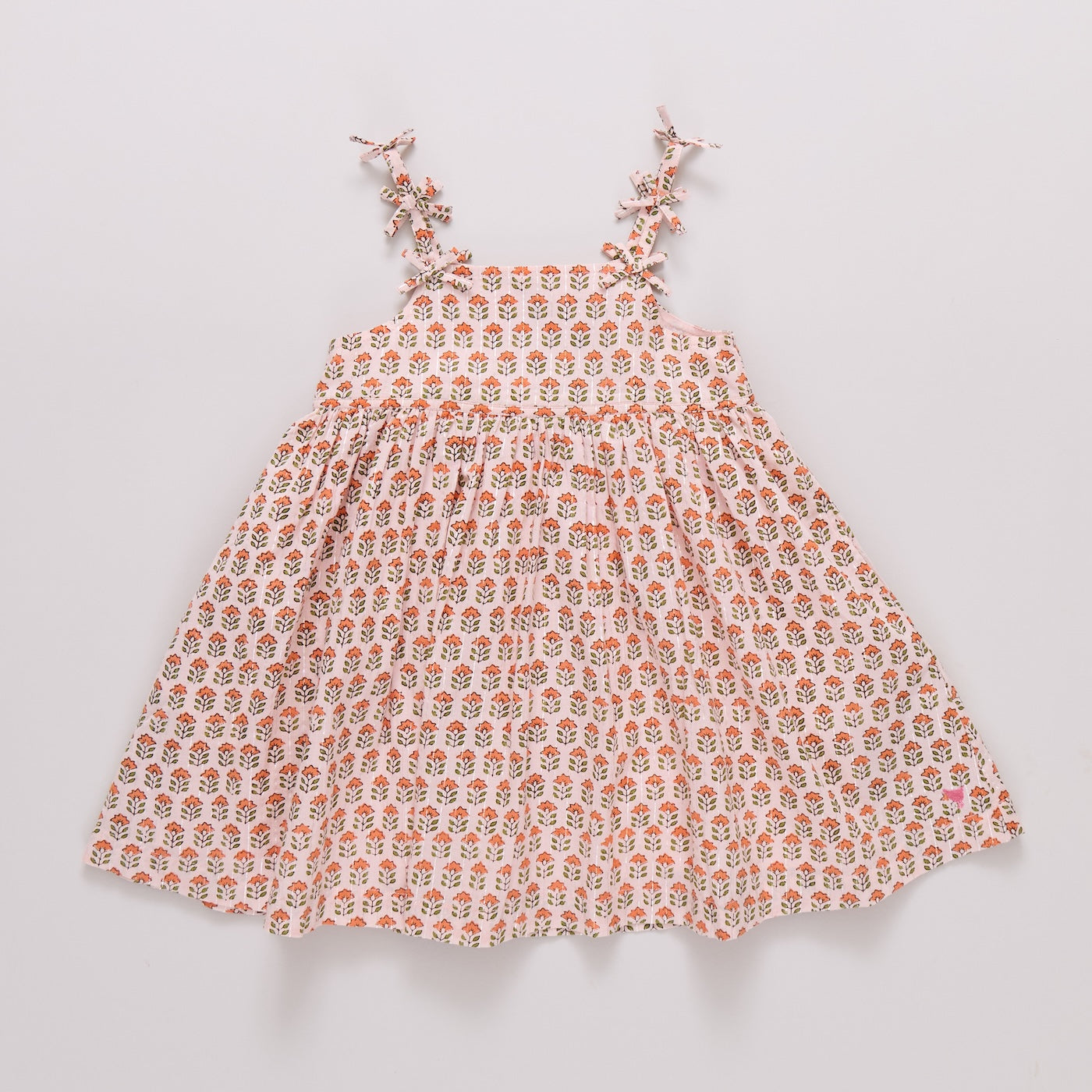 Pink Prairie Block Tia Dress