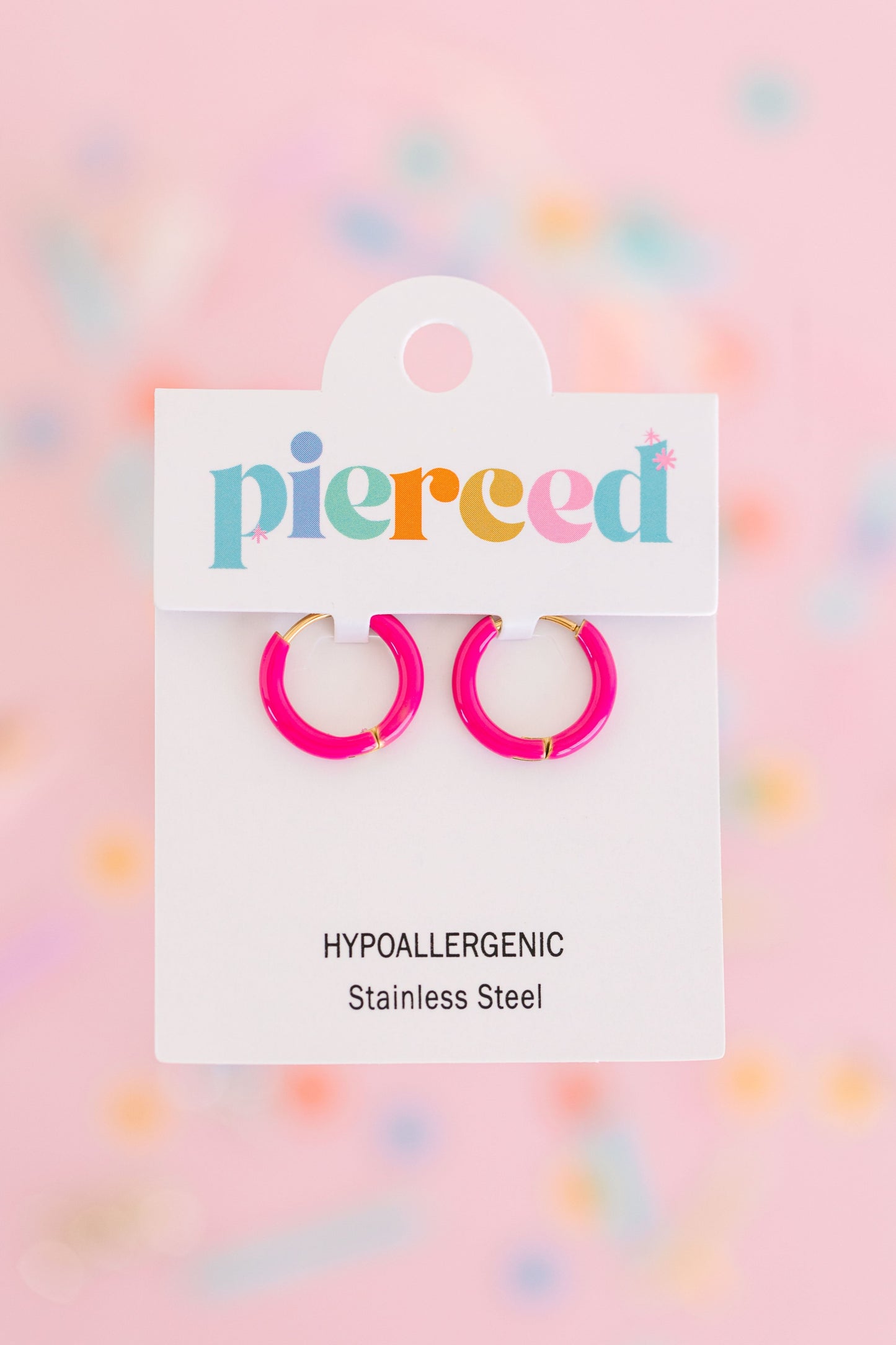 Color Huggies Earrings