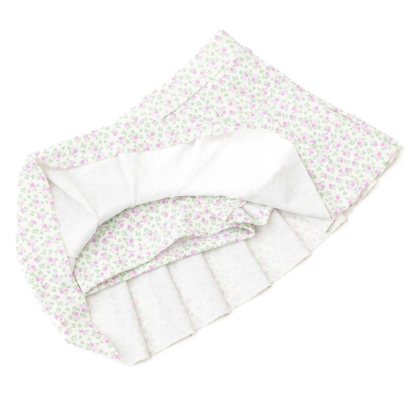 Floral Lilac Pleated Skort