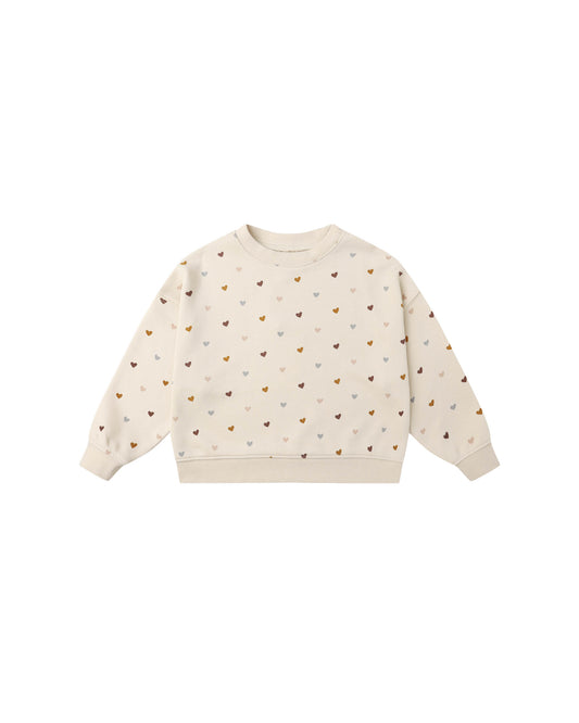 Boxy Hearts Pullover
