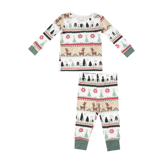 Reindeer Fair Isle PJ Set