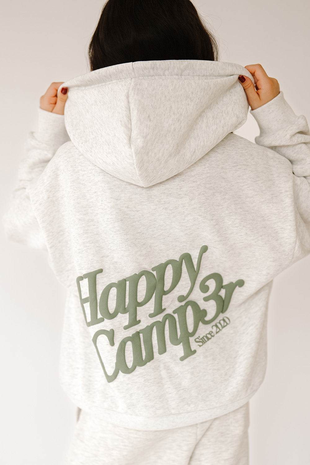 Heather Gray Puff Hoodie