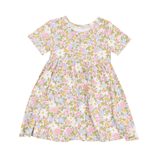 Bubbly Calico Twirly Dress